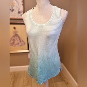 CALIA by Carrie Underwood Everyday Tank Blue Nile Ombré Stripe